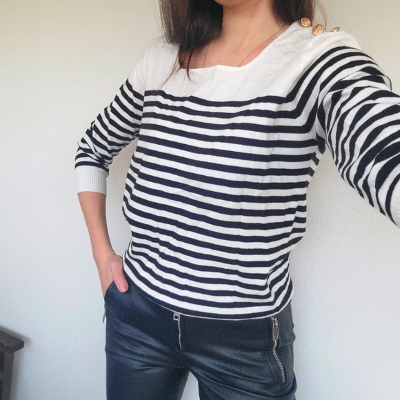 Viscose blend knit top - Picture 4 of 7